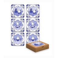 MIFFY COASTER DELFT BLUE 6 pcs Dutch
