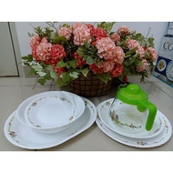 Paling Berbaloi Corelle Romantic Floral + FREE Tea Pot Set