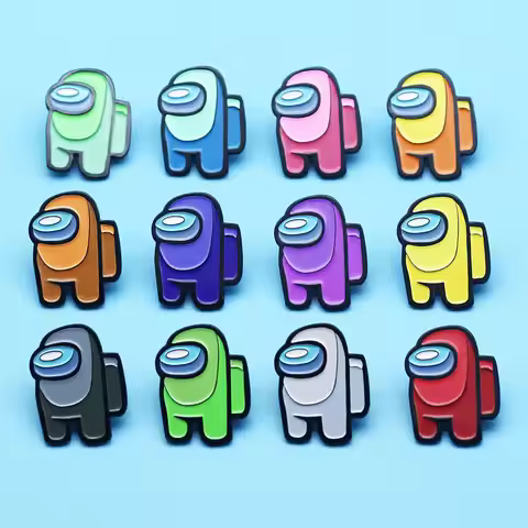 Interesting Game Brooch Enamel Pins Gather Creative Cute Backpack Hat Bag Collar Lapel Badges Child 