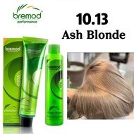 Bremod Hair Color 10.13 Ash Blonde set with oxidizer