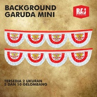 OLD SCHOOL GARUDA BACKGROUND FLAG (7 METERS) 10 WAVES