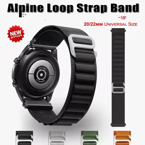 22mm Alpine Loop Strap For Huawei GT4 GT3 Pro 46mm/GT runner 46mm Strap band sport nylon bracelet hu