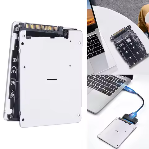 M.2 SSD To U.2 Adapter Card M.2 NVMe SATA-Bus NGFF SSD To PCI-e U.2 Adapter with Case M.2 NVME SSD T