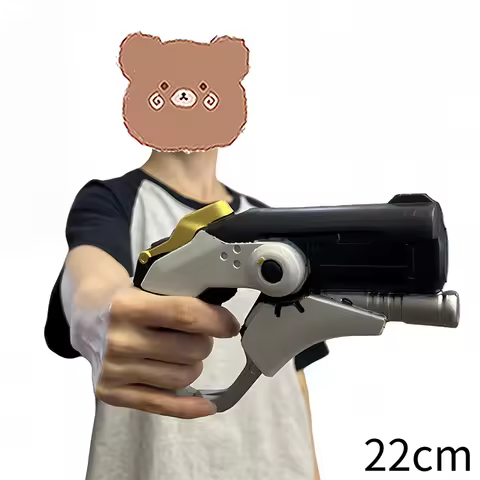 Cosplay Model Gun Shock Mercy Angel Revolver Guns OW Angela Ziegler Gun Prop Weapons Safety PU Rubbe