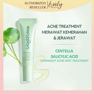 G2G GLAD2GLOW Centella 2% Salicylic Acid Overnight Acne Spot Cream Treatment 5G