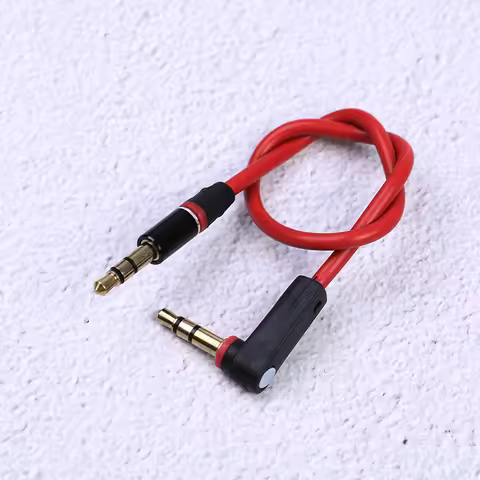 1PCS 3.5mm Short 20cm Jack to Jack Aux Cable Male to Male Stereo Audio Cables Cord