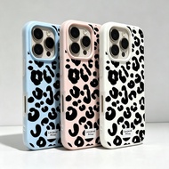 Black Leopard Print 2 in 1 Case Cover For Oneplus 12R 13R 10R 11R NORD 5 2 CE 3 4 Lite ACE2 ACE3 Pho