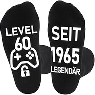 60th Birthday Socks for Men, Funny Personalised Socks Gift for Dad Grandpa Husband 60th Birthday, bl