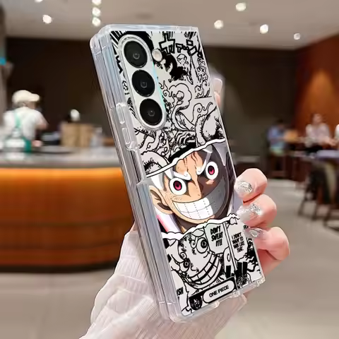 O-One P-iece Luffy Case for Samsung Galaxy ZFold7 ZFold3 ZFold6 Z Fold 7 6 5 4 3 ZFold5 ZFold4 Hard 