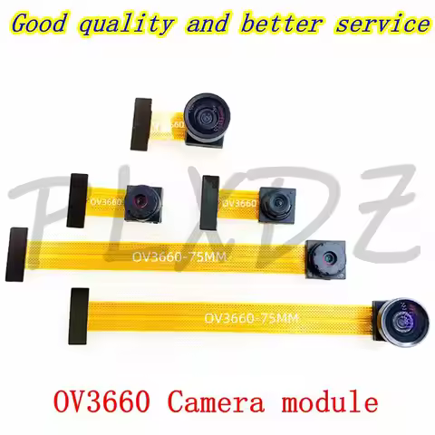 OV3660 Camera Module 3 Million Pixels 68 120 160 Degree DVP Interface 21/75mm YUV Output Supports ES