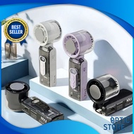 OPTIC Ki2000 Handheld Fan LED Handheld Fan Modern Mini Fan High Speed Turbo Portable Fan Turbo Mini 