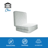 Home Best, Real Rubber Mattress, Foldable into 3 Sections, Chic Fold Topper Mattress, 4 Inches Thick