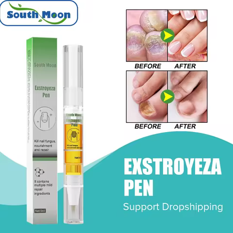 ​South Moon Nail Fungus Repair Pen Remove Onychomycosis Paronychia Reduce Toe Infection Brighten Nai