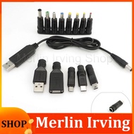 Merlin Irving Shop USB 5V to DC 5V 9V 12V Micro USB Mini 5pin Type C male female Power Boost Line Plug Step UP Module Converter Adapter Cable q1