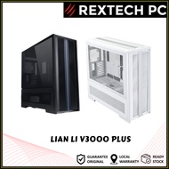 REXTECH LIAN LI V3000 PLUS ALUMINUM CASE support an EEB motherboard PC Desktop Casing - Black / Whit