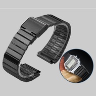 【Exclusive】 18mm 20mm Stainless Steel Watch Strap for A158W AQ230 AE1000 F91W Band Metal Watch Band