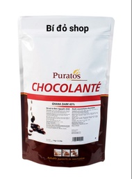 1Kg socola sô cô la chocolate nguyên chất Đen 65% Puratos - Bí đỏ shop Dụng cụ làm bánh
