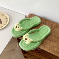 Inaso Sendal Jepit Wanita Jelly Korea Kekinian Sandal Karet Cewek Rumah Jely Anti Slip HSN133