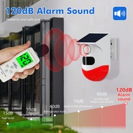{gfyuiy} TUYA Smart WiFi Solar Outdoor Alarm Outdoor Waterproof Audible and Visual Alarm