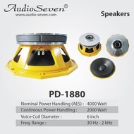 Komponen Speaker 18 Inch Audio Seven PD-1880 / PD1880 Gale Series