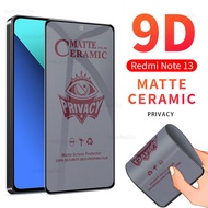 Xiaomi Mi 13T 12T 11T 11 12 Lite Redmi Note 13 12 11 10 9 Pro 12S 11S 10C 12C 13C Poco F5 M6 M4 X5 X6 C65 Full Cover Soft Matte Anti-Spy Privacy Ceramic Film Screen Protector Film