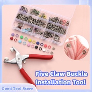 Snap Button Plier Metal Snap Button Set Snap Button Fastener DIY Clothes Snap Butang Jahit Alat