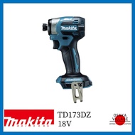 Makita 18V TD173DZ Rechargeable Impact Driver (Blue) (Battery, Charger and Case sold separately)
