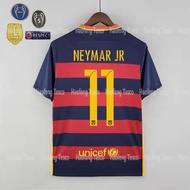 เสื้อเจอร์ซีย์ฟุตบอลทีมทีมบาเซโลนาส2015 2016 16ทีมทีมทีมฟุตบอลทีมเมสซี่เนย์จูเนียร์ #11 SUAREZ #9 A.