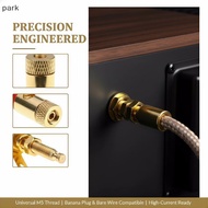 [PA] DIY Amplifier Speaker Terminal 1Pc Gold Plated Binding Posts Push Type Lengthen for Custom Spea