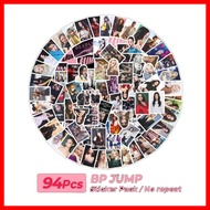 Black Pink Jump Sticker Pack, 94pcs, No Repeat / Korean Sticker Pack / 94 Unique Designs