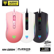 เมาส์เกมมิ่งมาโคร เมาส์ Nubwo NM-89m / 92M / 90M2  USB Mouse Macro รับประกัน 1ปี