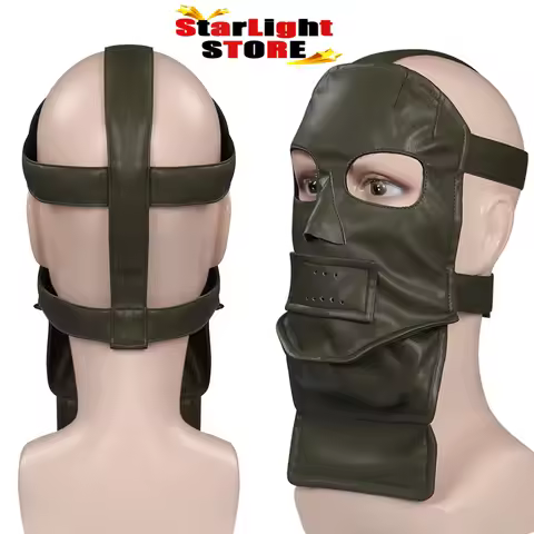 Men The Riddler Mask Cosplay Latex Masks Costume Accesories Male Disguise Superhero Helmet Masquerad