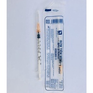 Odd 10 MPV syringes 1ml 25G 26G 13mm with meso needles