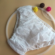 Disposable Non Woven soft Paper Panties Underwear Brief Unisex Men Women 5pcs 纸内裤