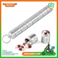 Pill Box Mini Portable Travel Medicine Pill Box 1 Week