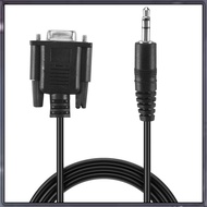 [A Z T K] DB9 9 Pin VGA female cable ,DB 9 Female to TRS 3.5mm (1/8in) TRS Stereo Male Serial Data C