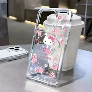 Cute Garden Kitty Clear Case Samsung A51 4G M40S A52 4G 5G A53 5G A54 5G B076