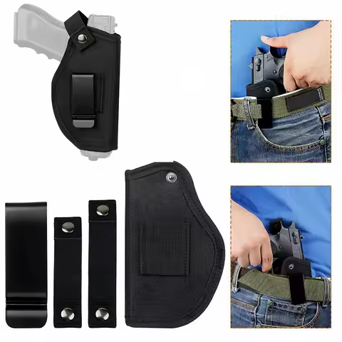 Universal Gun Holster Concealed Carry Holsters Belt Metal Clip IWB OWB Holster Airsoft Gun Bag for A