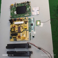 49U7750VM TOSHIBA 49"TV MAIN BOARD, T-CON, POWER SUPPLY, WIFI CARD, RIBBON CARD, POWER BUTTON, SPEAK