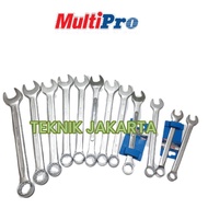 Wrench Ring wrench 6 7 8 9 10 11 12 13 14 15 16mm MULTIPRO Combination wrench Sunk panel raised