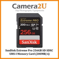 SanDisk Extreme Pro 256GB SD SDXC UHS-I Memory Card (200MB/s)