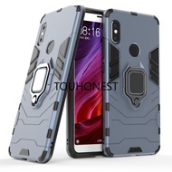Xiaomi Redmi Note 5 Pro Case Redmi Note 6 Pro Cassing Redmi Note 4 Cover Redmi Note 4X Armor PC Shockproof Hard Cases With Metal Ring Stand Phone Case