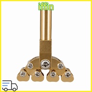 IFFIN Guitar Presser, Brass Brass Color Fret Press Tool, Professional Fret Repair Tool For Fret Leve