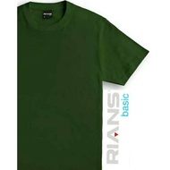 Tshirt Plain Cotton Rians Sport