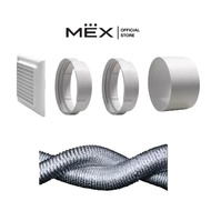 MAG125WH (5 นิ้ว) SET อุปกรณ์ช่องระบายอากาศ แบบตะแกรง สำหรับเครื่องดูดควัน