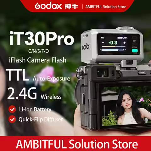 HSS TTL IT30PRO 2.4G Wireless Godox iT30PRO iT30Pro-C IT30PRO-N/S/F/O Camera Flash Speedlite for Can