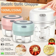 Portable Electric Mini Garlic Chopper Multifunctional Food Grade Vegetable Cutter USB Charging Onion