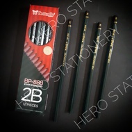 2B pencil butterfly exam standard BP-888. 12 units