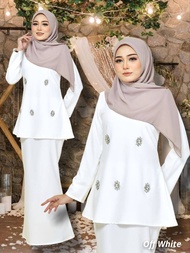 (S - 5XL) TYARA mini riau diamond plus size nikah tunang bridesmaid annual dinner baju event kurung raya 2022 murah