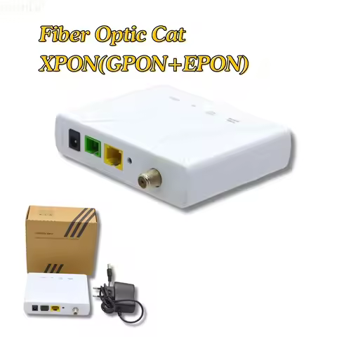 Hot Sell Single Port Gigabit Fiber Optic Cat XPON ONU/ONT 1GE+CATV Compatible with EPON /GPON-OLT Fa